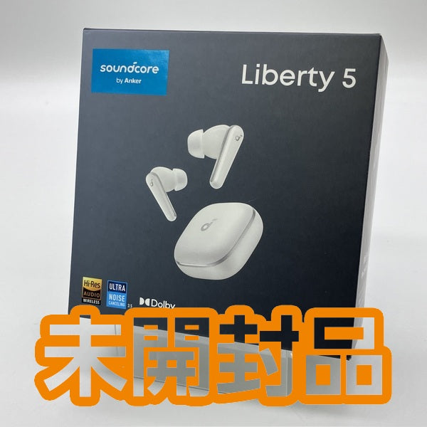 【中古】Soundcore Liberty 5 パールホワイト【A3957N21】【秋葉原】