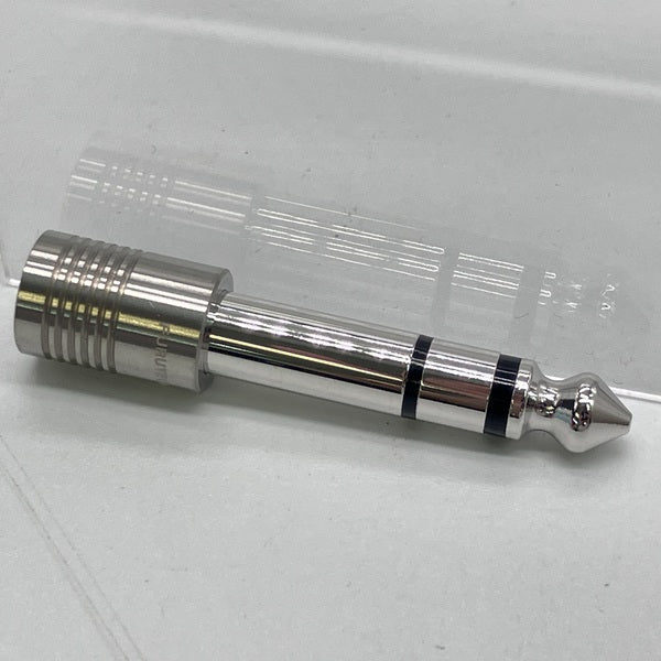 【中古】F63-S(R）【ロジウムメッキ 3.5mm→6.3mm変換プラグ】【秋葉原】