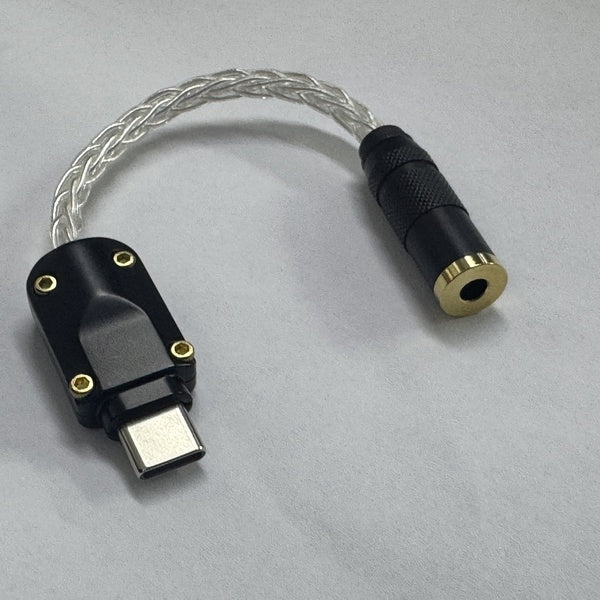【中古】HSE-AD03-pnk Type-C to 3.5mm DAC搭載変換アダプタ（ピダック）