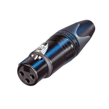 NC3FXX-B 3ピンメス型XLRコネクター