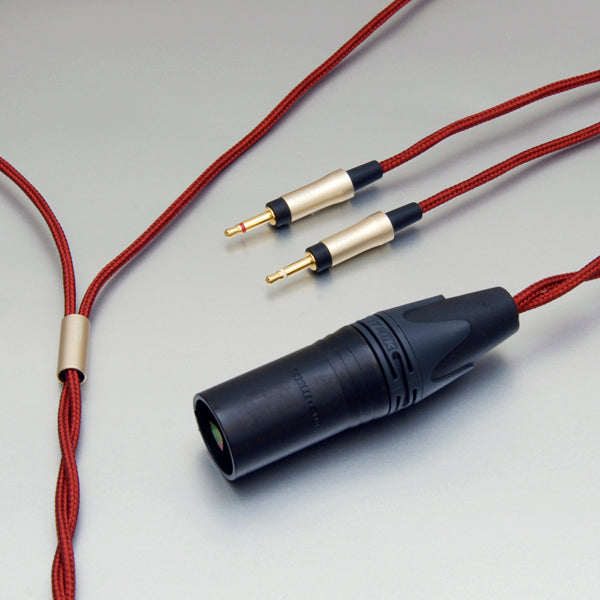 4pin XLR オス-2.5モノプラグ(L/R)【hpct_03_blx2】