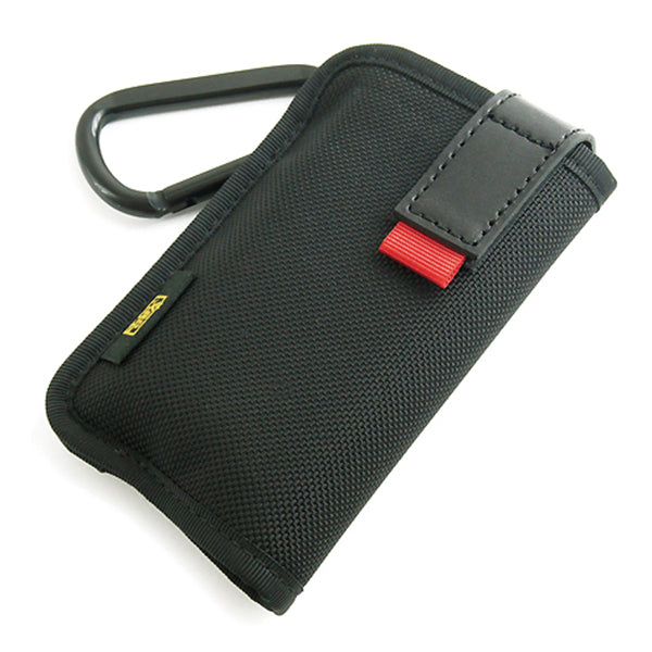 Astell&kern AK120II用低反発キャリングケース オムレット （ストッパー先端カラー：レッド 80mm　カラビナ付属）【VC715-00-RD】