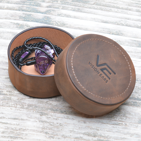 VE leather case (round)