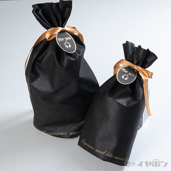 ギフトラッピング BLACK 「不織布+タグセット」【無料クーポン配布中！※会員限定 4/15まで！】