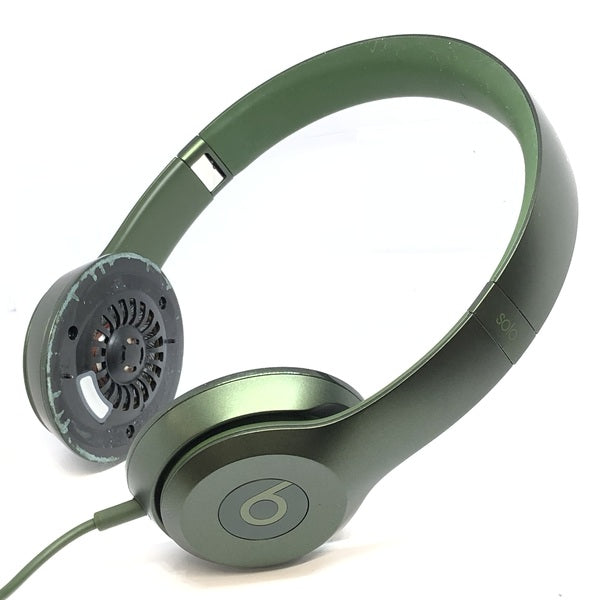 【中古】beats Solo2 HUNTER GREEN(イヤーパッド欠品)【秋葉原】