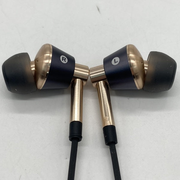 【中古】E1001 Triple-Driver In-Ear Headphones ゴールド【秋葉原】