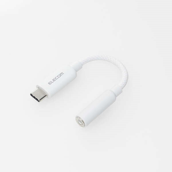 USB Type-C-3.5mm変換ケーブル (シリコンメッシュ)