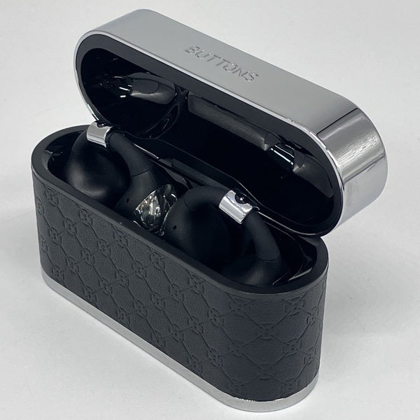 【中古】BUTTONS CLIP Silver Black【BN-0008】【秋葉原】