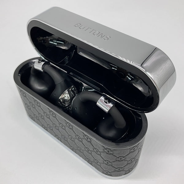 【中古】BUTTONS CLIP Silver Black【BN-0008】【日本橋】