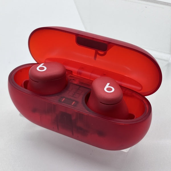 【中古】Beats Solo Buds トランスペアレントレッド【秋葉原】