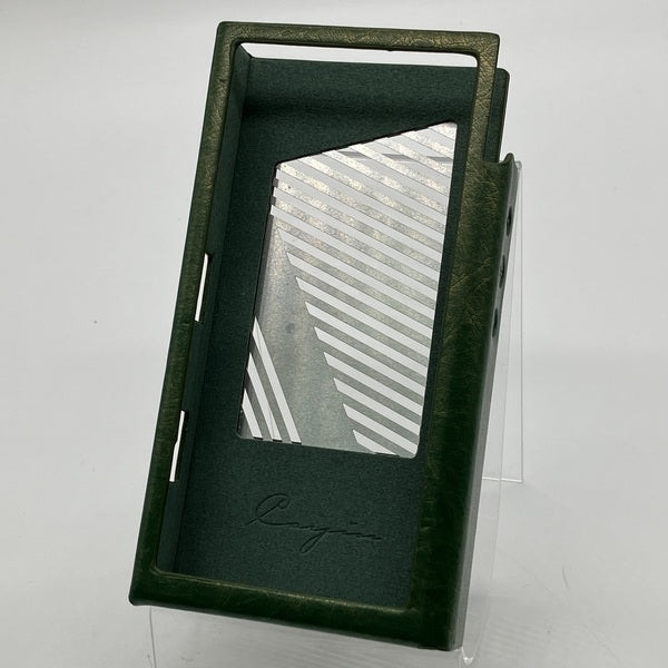 【中古】N3Ultra用純正レザーケース グリーン【日本橋】
