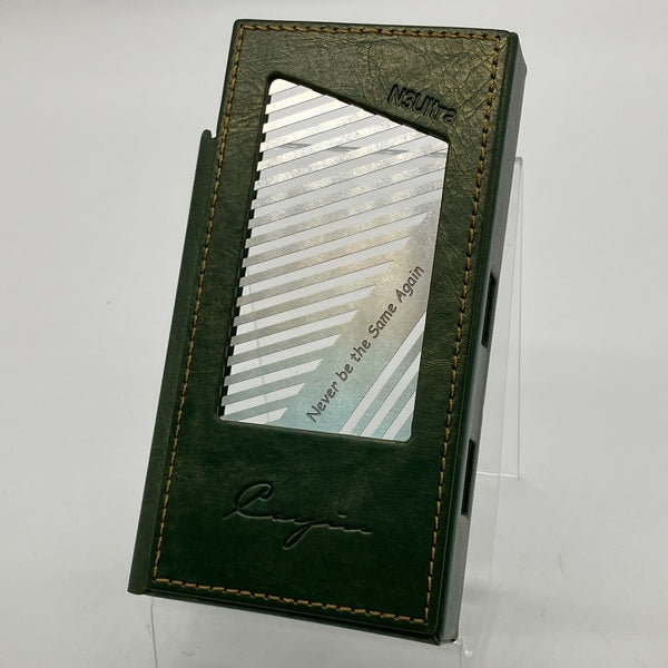 【中古】N3Ultra用純正レザーケース グリーン【日本橋】