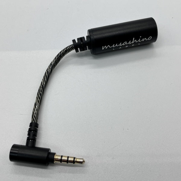 【中古】4.4mm5極バランスメスジャック⇒3.5㎜4極GND分離L字プラグ変換ケーブル【CP-3544P2/CB】【名古屋】