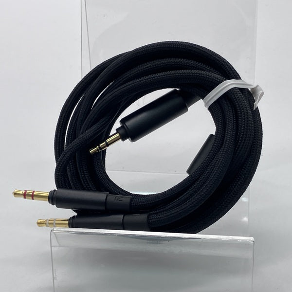 【中古】Audiophile cable, 1.4m Black 3.5mm - 2x3.5mm【秋葉原】