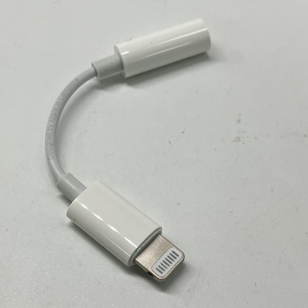 【中古】Lightning - 3.5 mmヘッドフォンジャックアダプタ【秋葉原】