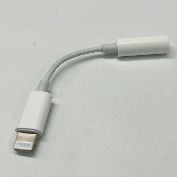 【中古】Lightning - 3.5 mmヘッドフォンジャックアダプタ【秋葉原】