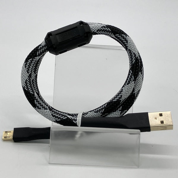 【中古】Inntak hifi canareオーディオUSBケーブル USB-A to Micro B(0.5m)【秋葉原】