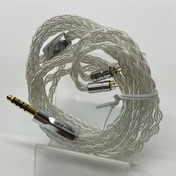 【中古】純銀クリアバランスケーブル 127㎝ 4.4mm5極【秋葉原】