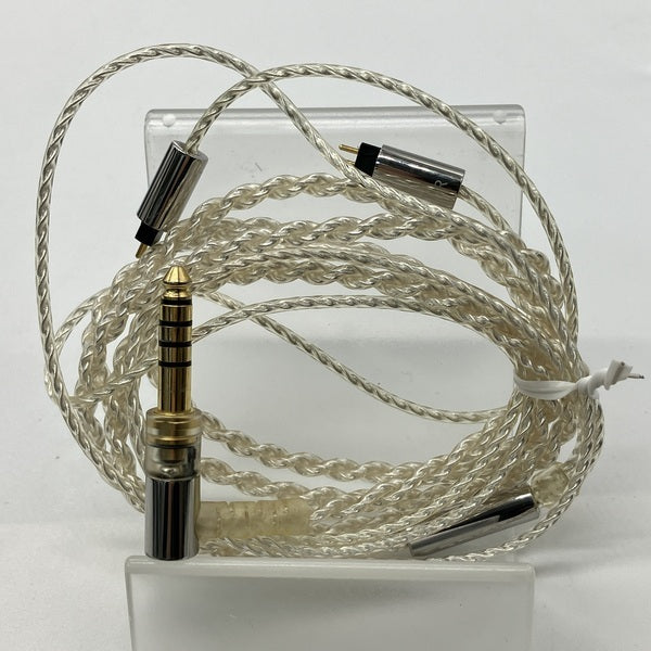 【中古】シルバーコートケーブル 2Pin 1.2m 4.4mm 5極バランス 【C106 2P12EZCLEH】【日本橋】