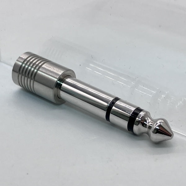 【中古】F63-S(R）【ロジウムメッキ 3.5mm→6.3mm変換プラグ】【秋葉原】