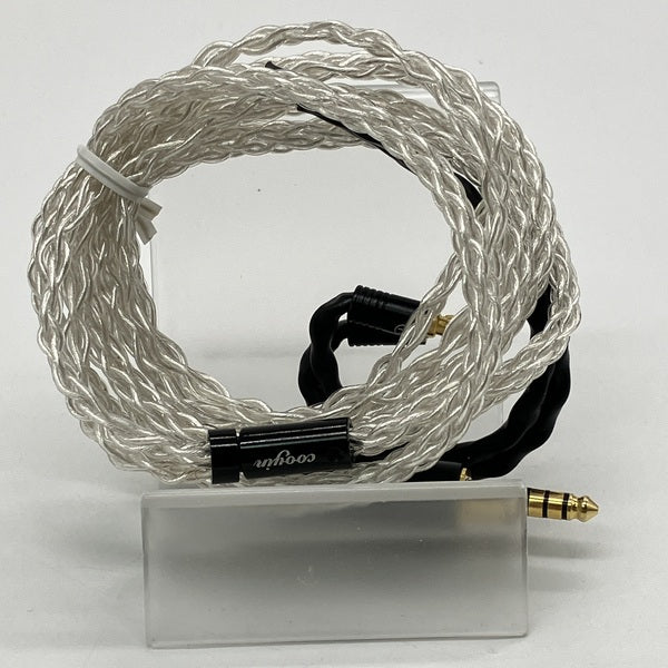 【中古】cooyin 8芯銀メッキ単結晶銅ケーブル pentaconn ear コネクタ ロング-4.4ｍｍ【秋葉原】