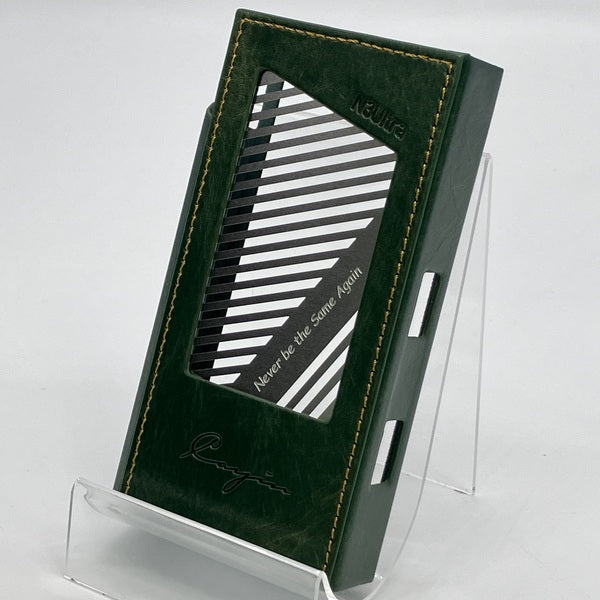 【中古】N3Ultra用純正レザーケース グリーン【秋葉原】