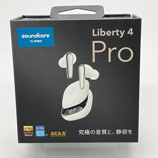 【中古】Soundcore Liberty 4 Pro パールホワイト 【A3954N21】【日本橋】