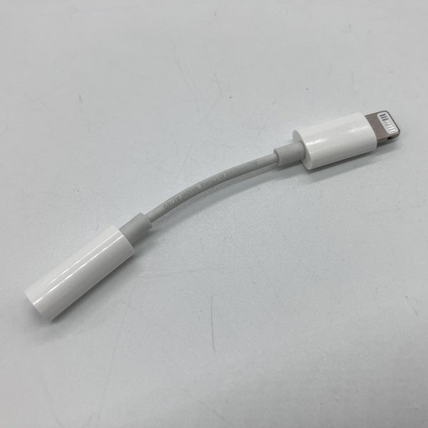 【中古】Lightning - 3.5 mmヘッドフォンジャックアダプタ【秋葉原】