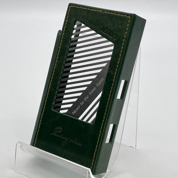 【中古】N3Ultra用純正レザーケース グリーン【秋葉原】