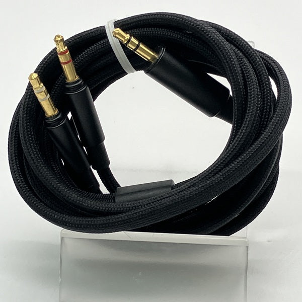 【中古】Audiophile cable, 1.4m Black 3.5mm - 2x3.5mm【秋葉原】